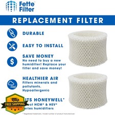 Fette Filter Humidifier Filters HAC-504AW, 6 Pack, Compatible Honeywell Cool ...