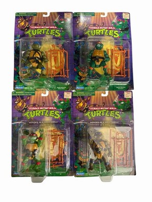 TEENAGE MUTANT NINJA TURTLES SET, New, BOX, Clean Sealed 1998 Playmates Vintage