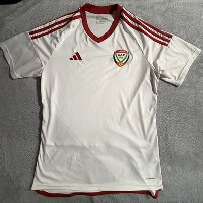 United Arab Emirates Adidas Soccer Jersey White Men s Sz M