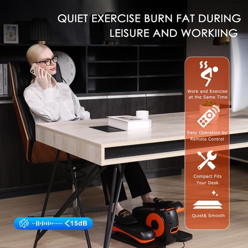 Under Desk Elliptical Machine, Ellipse Leg Exerciser While Sitting for ...