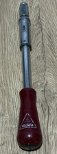 Vintage Stanley Yankee 130B Spiral Ratchet Screwdriver - Red Handle