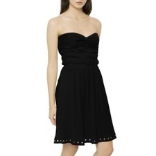 Isabel Marant toile Cotton Gauze Bustier Grommet Hem Dress NWT Sz 38 US 6