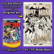 BATMAN #251 Iconic Cover Art 🔥 NEAL ADAMS 11"x17" Replica Original Art 🔥 JOKER