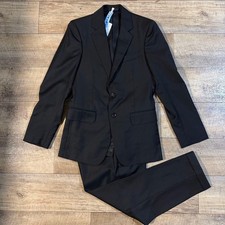 Kunichi Nomura Wacomaria Black Setup Suit Loro Piana Top And Bottom Cleaned Men