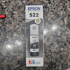 Genuine Epson 522 Ecotank for ET-2400 ET-4810 Black Ink 08/2029