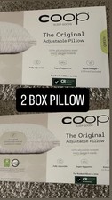Coop Home Goods Original Adjustable Pillow, Queen Size, Memory Foam 2 box Pillow