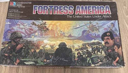 Fortress America Brettspiel Saddam Hussein 1986 unvollständig! Fehlteile! - Bild 1 von 16