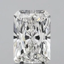 2.03 Ct RADIANT Cut IGI Certified Lab Grown CVD Diamond GH Color VS Clarity