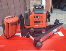 Hilti PM 30-Mg Multi Line Laser Level with 2.6Ah Battery, CA-B12 Charger Adapter