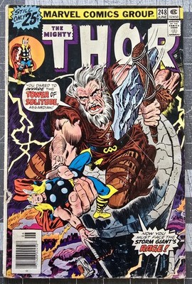 Mighty Thor #248 (Marvel Comics June 1976) Low Grade
