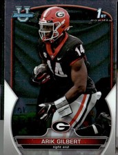 2022 Bowman University Chrome #54 Arik Gilbert 1st