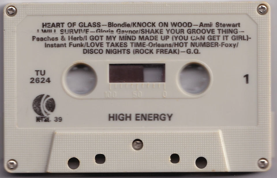 High Energy Cassette 1979 1st Edition Compilation TU 2624 Foto 2 de 4