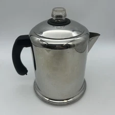 Lakeland Coffee Percolator Stainless W Insert Gas, Electric Halogen 8 Cup Q16C