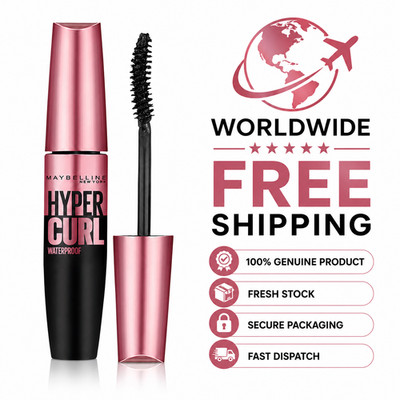 Maybelline Hypercurl Waterproof Mascara Black 9.2ml