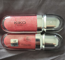 KIKO MILANO 3D Hydra Lipgloss Liquid Lip Gloss Shimmer Shine Pink 17