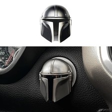 Mando Style Universal Car Engine Start Stop Button Cover Anti-Scratch Push St...