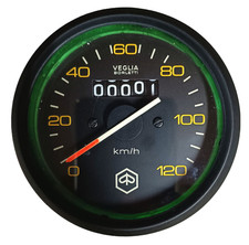 VÉRITABLE COMPTEUR KILOMÉTRIQUE VESPA P125x, P150x, P200e, Nv COMPTEUR DE VIT...