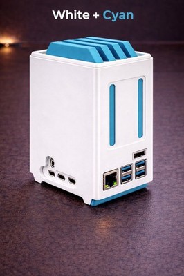 Raspberry pie 5 NAS enclosure case.