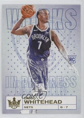 2023-24 Panini Court Kings Works in Progress Dariq Whitehead #7 Rookie RC 0c2