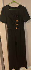 Womens Black Jumpsuit SZ L