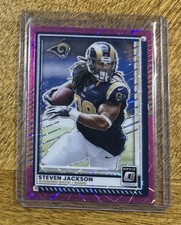 2025 Panini Donruss Optic Steven Jackson Pink Velocity /99 Prizm #142