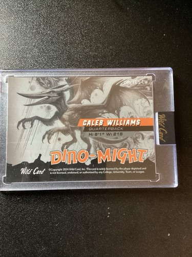 Caleb Williams Wild Card Pterodáctilo Dino-Might 19/20 - Imagen 2 de 2