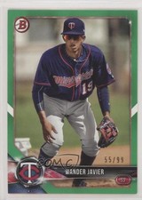 2018 Bowman Prospects Green 55/99 Wander Javier #BP134 0e28