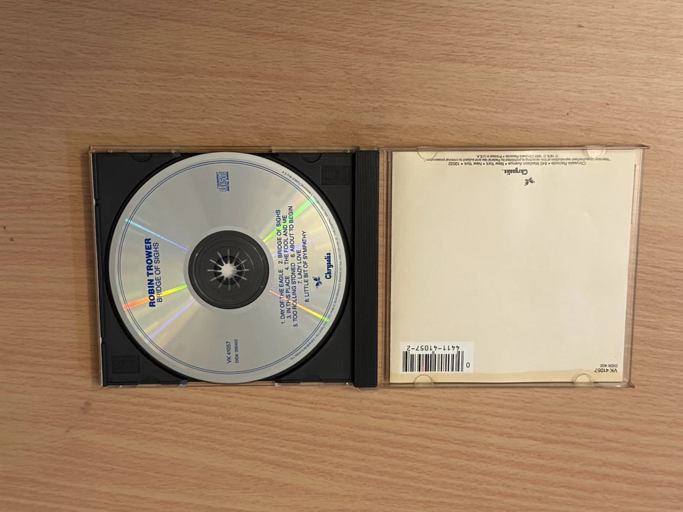 Robin Trower - Bridge Of Sighs CD [1974] Chrysalis Records F2 21057 Foto 3 de 3