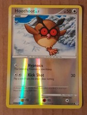 Pokemon Hoothoot 85/130 Diamond & Pearl Reverse Holo LP See Pictures on eBay
