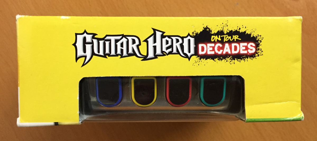Jeu Nintendo DS Guitar Hero On Tour + Bundle Decades - Bon état - Complet