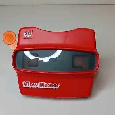View-Master Red 3D Viewer Orange Lever Made in USA 1970 MPN 3D