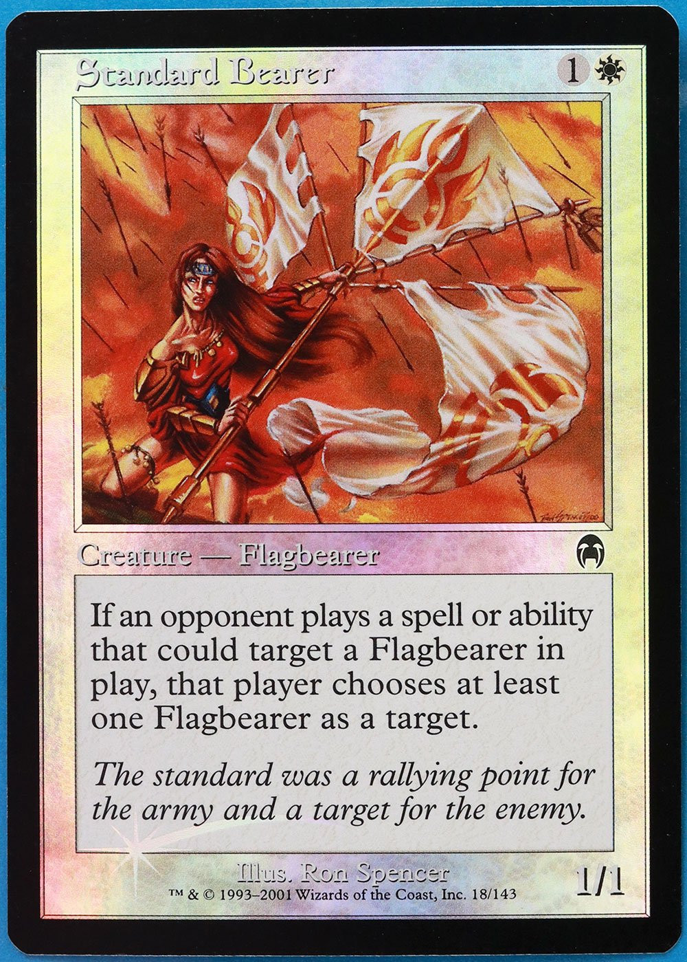 Standard Bearer FOIL Apocalypse NM White Common MAGIC CARD (ID# 485776) ABUGames