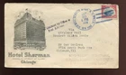 C3 Used on SEP 30 1918 Illustrated Airmail Cover NY to Chicago IL  DC4628