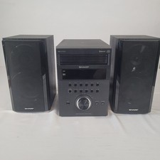 Sharp XL-BH250 Micro Shelf Stereo System 5 Disc CD AM FM Bluetooth READ