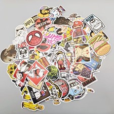 100 Skateboard Stickers Bomb Vinyl Laptop Luggage Decals Dope Sticker Free Shipp