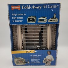 VTG Nylabone Fold-Away Pet Carrier New Old Stock Small Dog Cat Travel Crate 10