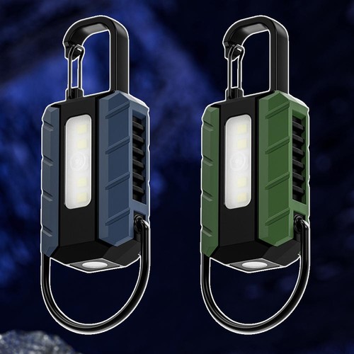 Portachiavi Portatile Multifunzione Doppia Sorgente Luminosa Luce Type-c Ricarica Rapida} - Foto 5 di 20