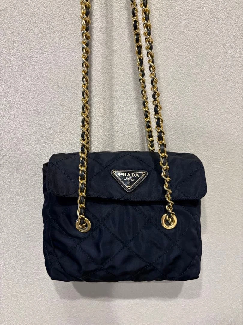 PRADA Blue Nylon Exterior Bags & Handbags for Women for sale | eBay