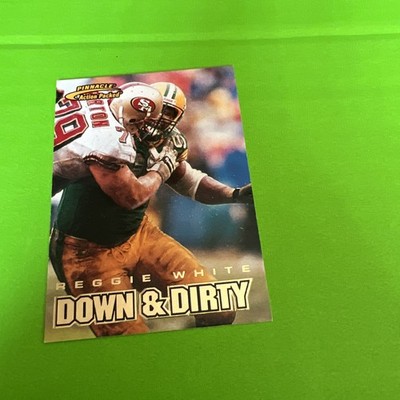 REGGIE WHITE 1997 Pinnacle Action Packed Down & Dirty #120 Green Bay Packers