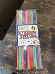 Coffee Stirrers Straws  Plastic Stir Sticks Mixing Straws 325 Pack