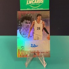 Dominick Barlow 2022 Panini Chronicles Illusions Rookie Auto