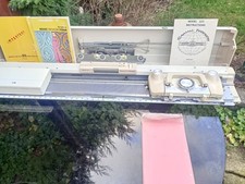 knitmaster 323 std gauge 24 stich punchcard knitting machine serviced and tested