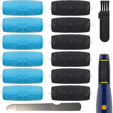 12 Pcs Replacement Rollers Compatible with Dr Scholl'S Foot File and Amope Pedi-