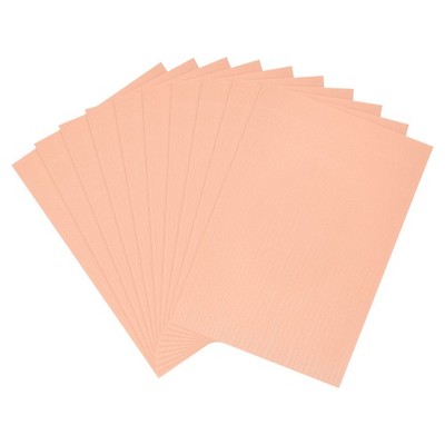 10 Blatt Wellpappe 20x14 Zoll für Verpackung hellrosa