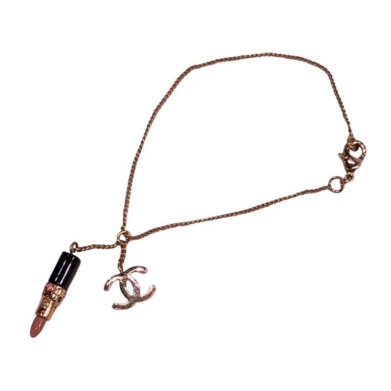 CHANEL Rossetto Motivo 09A Metallo Strass Smalto Donna P0037697