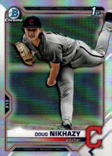 2021 Bowman Draft #BDC-143 Doug Nikhazy Chrome Refractor