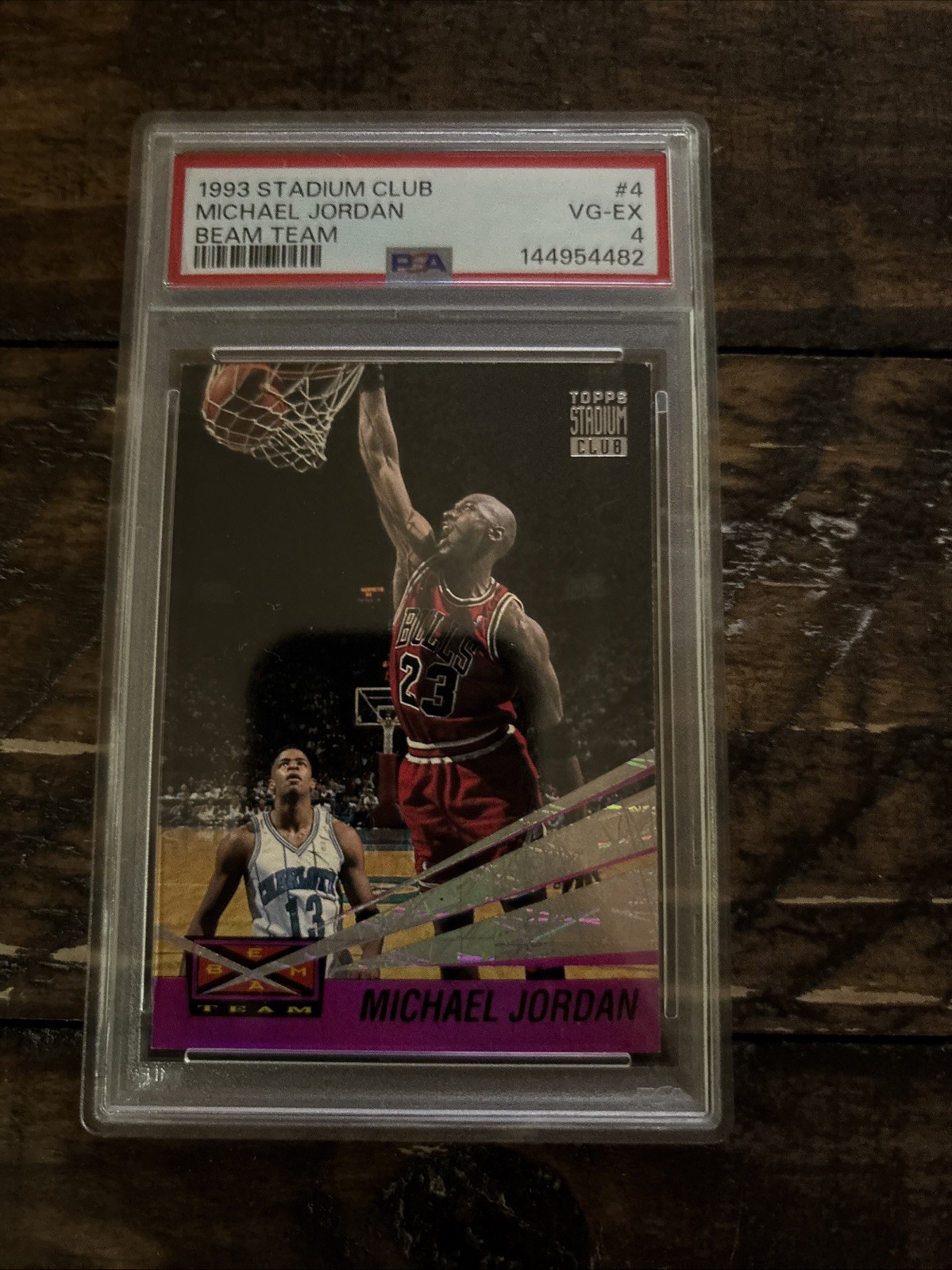 Michael Jordan 1993 Topps Stadium Club #4 Beam Team Price Guide