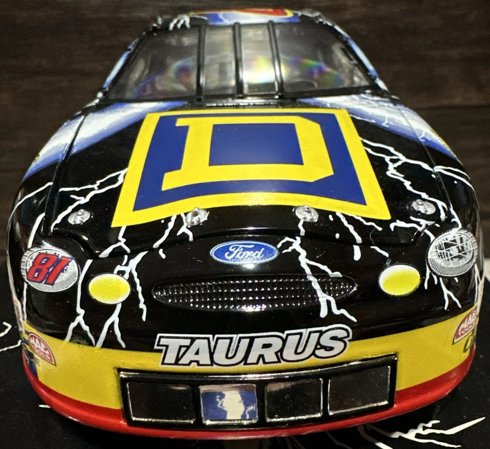 Acción Kenny Wallace #81 Square D Lightning Ford 1998 1/24 acción Nascar diecast Foto 3 de 4