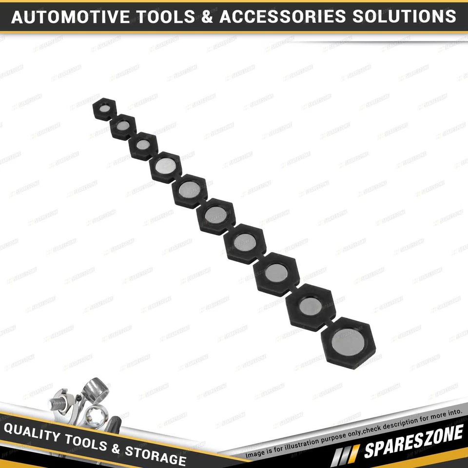 10 Pcs of PK Tool Magnetic Socket Insert Set - 10 11 12 13 14 15 16 17 18 & 19mm