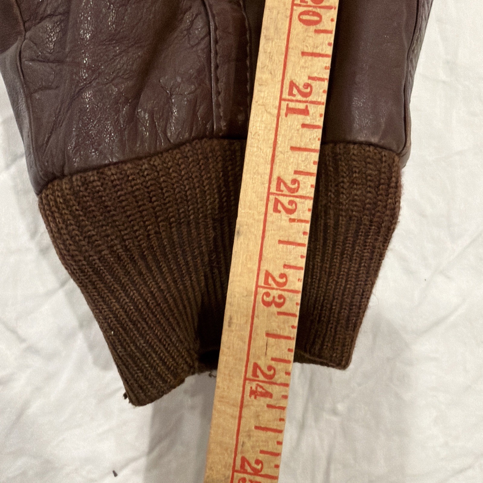 Leather Jacket Hein Gericke Echt Leder Mens Size 46 Burgundy